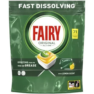 Kapsułki do zmywarki FAIRY Original All in One Lemon - 71 szt. - Środki do zmywarek - miniaturka - grafika 1