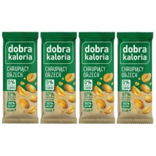 Dobra Kaloria Baton owocowy chrupiący orzech Zestaw 4 x 35 g - Batoniki - miniaturka - grafika 1