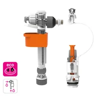 Zawory i kraniki - EQUATION Mechanizm do spłuczki WC + zawór napełniający 3/8" ZESTAW 10015541 - miniaturka - grafika 1