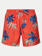Kąpielówki męskie - Quiksilver Szorty kąpielowe Everyday Mix Volley AQYJV03147 Czerwony Regular Fit - miniaturka - grafika 1