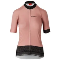 Koszulki rowerowe - Koszulka rowerowa KROSS Flow Lady 2.0 (rozmiar S) Różowo-czarny - miniaturka - grafika 1