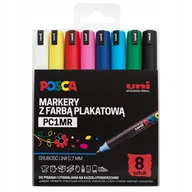 Dekoratorstwo - Zestaw Markerów Posca Pc-1Mr 8Szt Uni - miniaturka - grafika 1