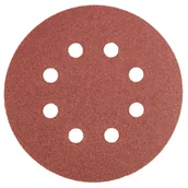 Materiały ścierne - Krążki ścierne 125 mm, K120, 5 szt,, z 8 otworami GRAPHITE - miniaturka - grafika 1