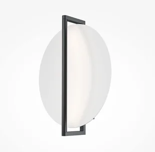 Czarny kinkiet ścienny Mira z pionowym oświetleniem LED - Lampy ścienne - miniaturka - grafika 1