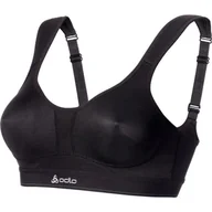 Bielizna sportowa damska - Stanik sportowy Odlo Medium Balance Fit dla kobiet - Czarny 70A - miniaturka - grafika 1