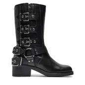 Botki damskie - Botki Aldo Ryderr 13800894 Czarny - miniaturka - grafika 1
