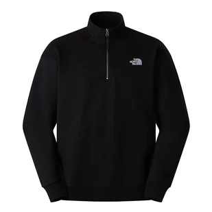 Bluza męska The North Face Oversize 1/4 Zip Crew 0A8F24JK31 - czarna - Bluzy męskie - miniaturka - grafika 1