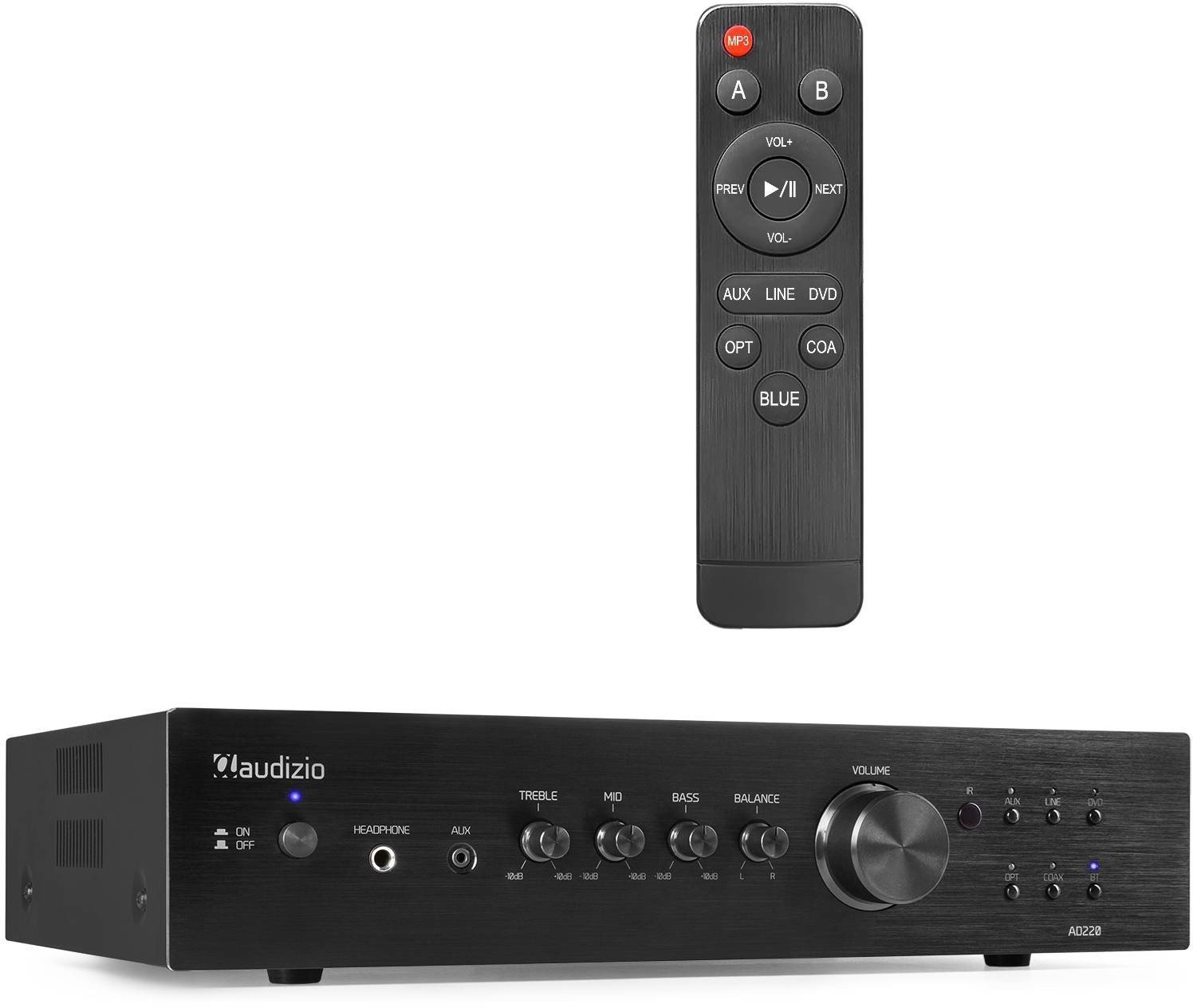 Audizio Wzmacniacz HiFi 2x 200W 8 Ohm AD220B one size