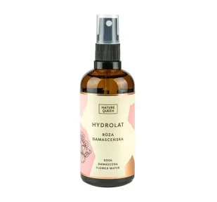 Nature Queen Nature Queen, hydrolat z róży damasceńskiej, 100 ml - Toniki i hydrolaty do twarzy - miniaturka - grafika 1
