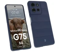 Etui i futerały do telefonów - Bizon Pancerne etui Case Tur do Motorola Moto G75 5G, granatowe - miniaturka - grafika 1