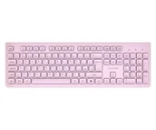 Klawiatury - CANYON HKB-W01 UK/US AAA Bezprzewodowa różowa CNS-HKBW01P - miniaturka - grafika 1