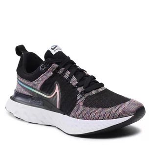 Nike Buty React Infinity Run FK 2 Bt DD6790 001 Black/Multi/Color/Pink Blast - Buty sportowe damskie - miniaturka - grafika 1