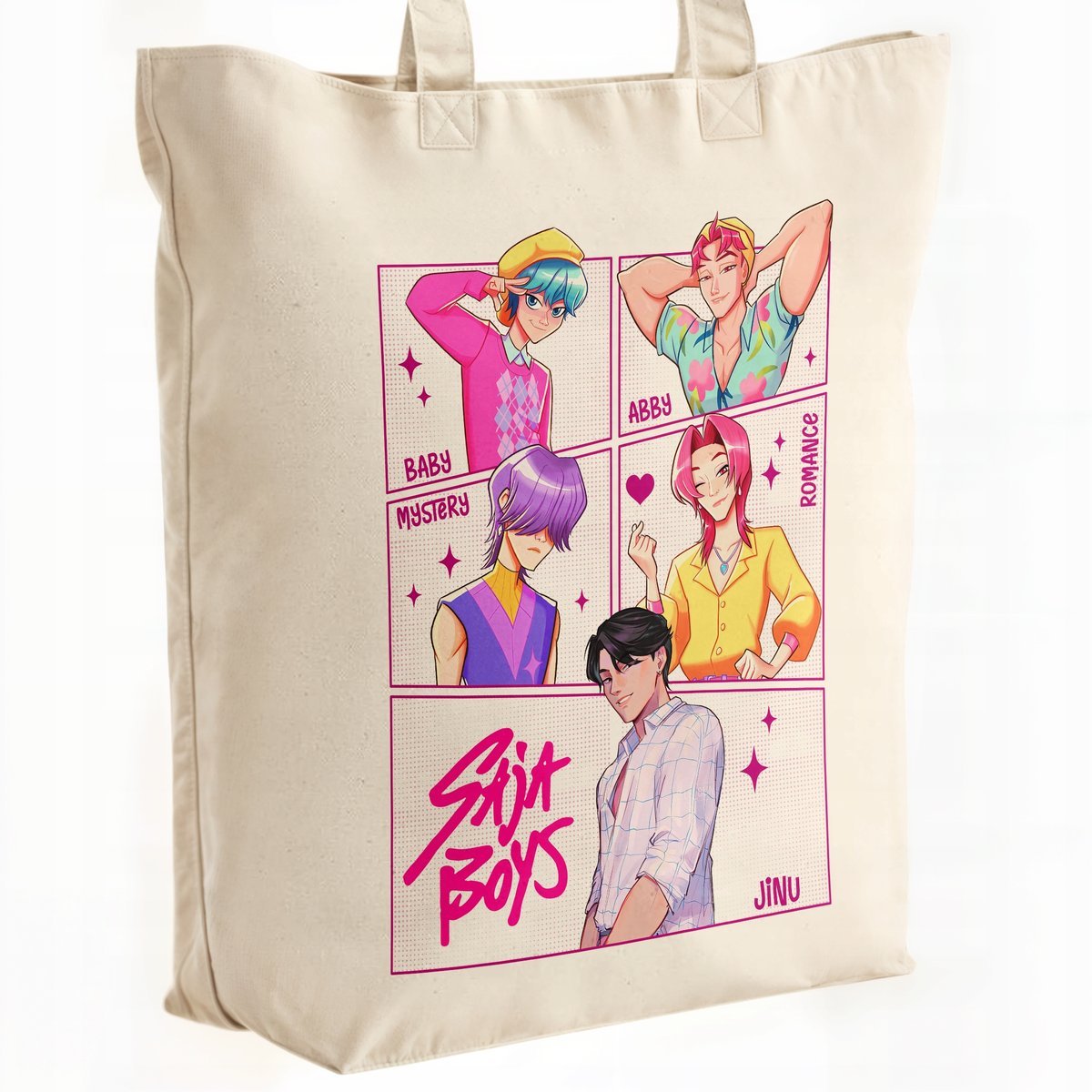 Torba bawełniana premium KPopowe Łowczynie Demonów Huntrix Saja Dla Fanów