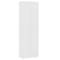 Szafy - Szafa biurowa, biała, 60x32x190 cm, materiał drewnopochodny - miniaturka - grafika 1