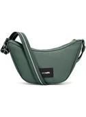 Torby męskie - Torebka antykradzieżowa Pacsafe GO Lunar Crossbody - spruce green - miniaturka - grafika 1
