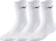 Skarpety termoaktywne - Mizuno Skarpety Mizuno Training Mid 3P 32GX250501 32GX250501 biały 44-46 - miniaturka - grafika 1