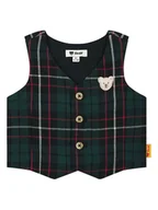 Bluzy i sweterki niemowlęce - Steiff Kamizelka w kolorze zielonym - miniaturka - grafika 1