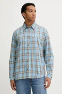 Koszule męskie - Diesel koszula bawełniana S-SIMPLY-AJFI męska kolor niebieski regular z kołnierzykiem klasycznym A19445.0AJFI - miniaturka - grafika 1