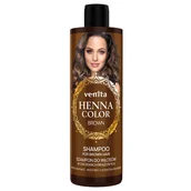 Szampony do włosów - Henna Color Brown szampon do włosów w odcieniach brązowych 300ml - miniaturka - grafika 1