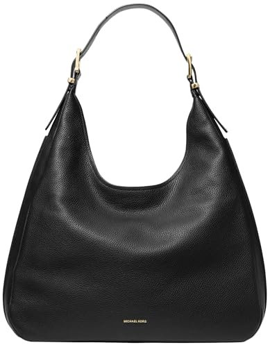 Michael Kors Damska torba na ramię Nolita Large Hobo, czarna, Czarny