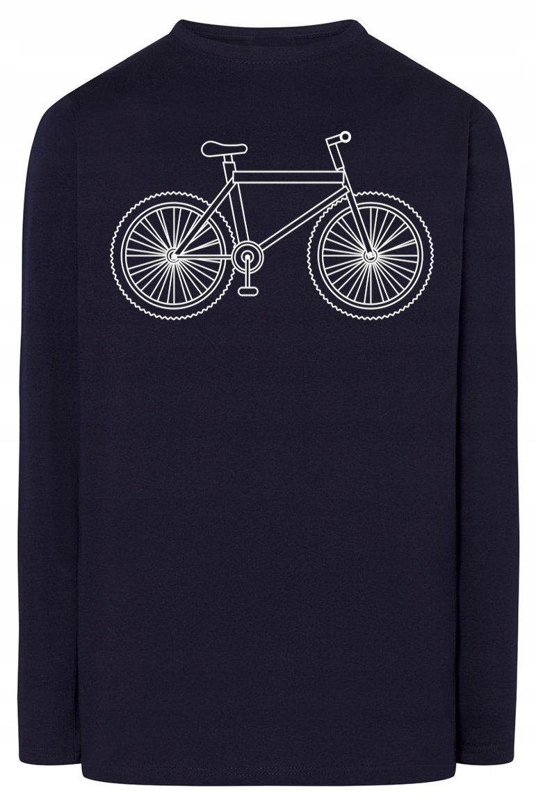 Longsleeve męski fajny nadruk ROWER r.M