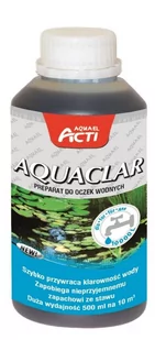Aqua-Szut Preparat Do Oczka Wodnego AQUACLAR oczyszcza mętną wodę 500ml - Preparaty do akwarium - miniaturka - grafika 1