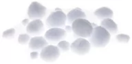Zabawki kreatywne - Brewis Pompon białe POM04 10.15.20.25 VB8119 - miniaturka - grafika 1