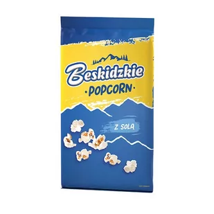 BESKIDZKIE Popcorn z solą 90g [25] - Zdrowa żywność - miniaturka - grafika 1