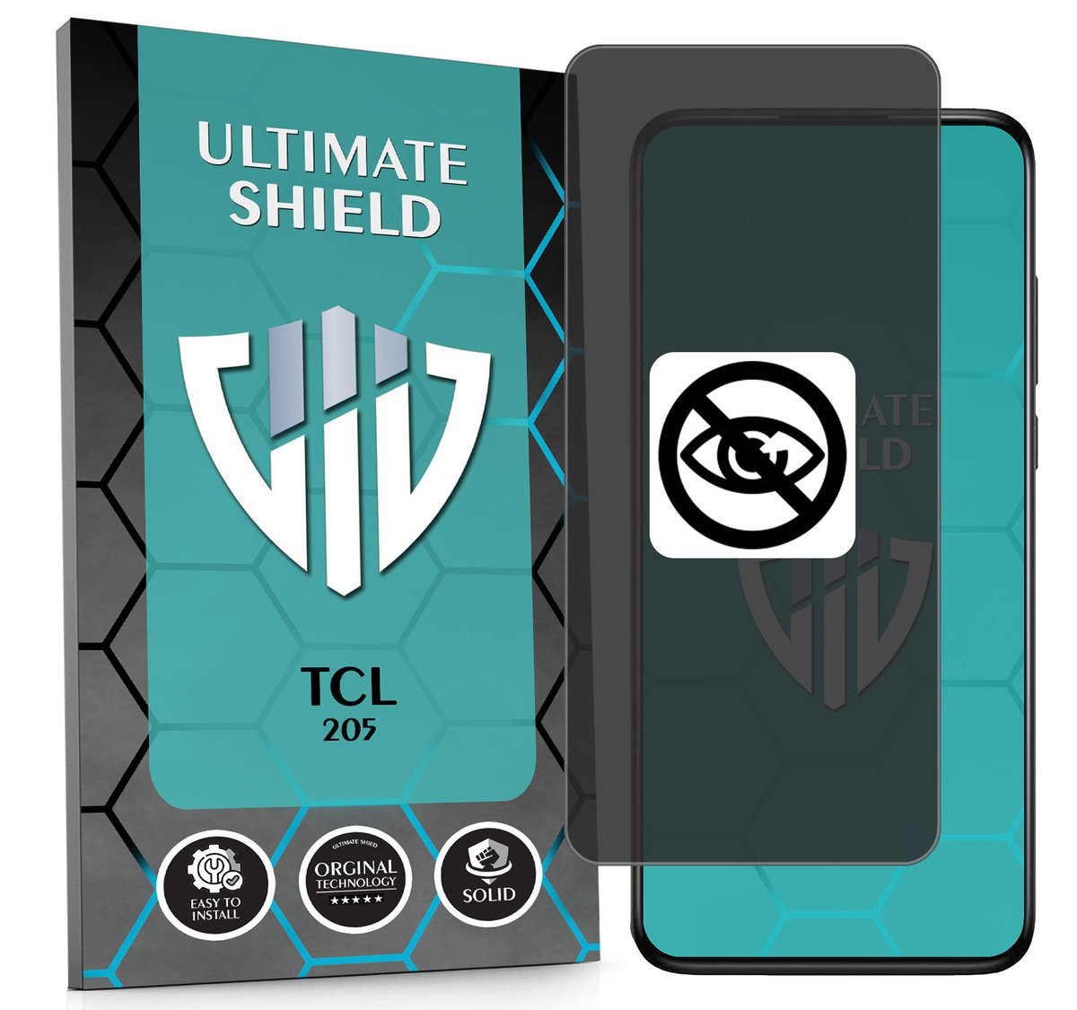 NAJLEPSZA FOLIA 5D ANTYSZPIEGOWSKA DO TCL 205 HYDROŻELOWA MATOWA