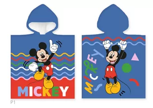 Carbotex, ręcznik poncho 55X110 cm, DISNEY MYSZKA MICKEY - Okrycia kąpielowe dla dzieci - miniaturka - grafika 1
