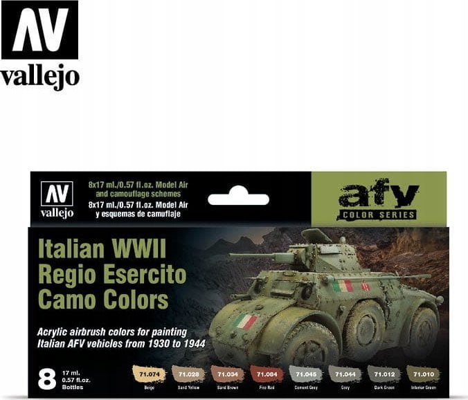 Vallejo Vallejo: AFV - Italian WWII Regio Esercito Ca 8x17