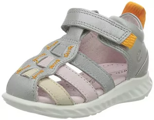 Buty dla dziewczynek - ECCO Sandały dla dziewczynek Sp.1 Lite Infant Flat, Szary Multicolor Concrete, 26 EU - grafika 1