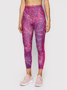 Spodnie damskie - Asics Legginsy Sakura 2012C233 Różowy Slim Fit - grafika 1
