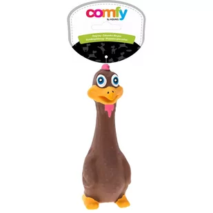 Comfy Zabawka Chicken 19 cm Brązowa - Zabawki dla psów - miniaturka - grafika 1