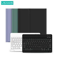 Etui do tabletów - USAMS Etui Winro z klawiaturą iPad Pro 11" zielone etui-biała klawiatura/green cover-white keyboard IP011YRXX02 (US-BH645) - miniaturka - grafika 1