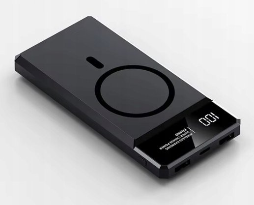 C-Tec Powerbank 20000 mAh 22,5W z Magsafe 15W grafitowy z wyświetlaczem