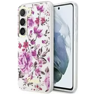 Etui i futerały do telefonów - Etui Guess GUHCS23MHCFWST do Samsung Galaxy S23+ Plus S916 biały/white hardcase Flower Collection - miniaturka - grafika 1