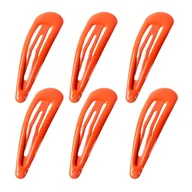 Ozdoby do włosów - Spinki do Włosów Pomarańczowe Zestaw 6 szt Lakierowane Lekkie Wytrzymałe - miniaturka - grafika 1