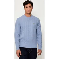 Swetry męskie - Lacoste Wełniany sweter Classic fit - miniaturka - grafika 1