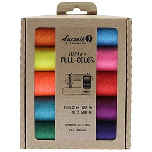 Łucznik Zestaw nici Full Color - Pasmanteria - miniaturka - grafika 1
