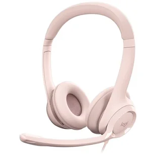 LOGITECH H390 Różowy - Słuchawki - miniaturka - grafika 1