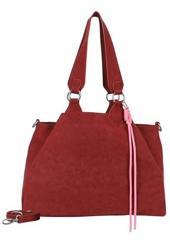 Fritzi aus Preussen Maia Jacky Ruby Red Shopper damskie, rubinowy (Ruby Red)