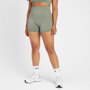 Moda i Uroda OUTLET - MP ribbede sømløse bootyshorts for damer fra Rest Day – Deep Taupe  - XL - miniaturka - grafika 1