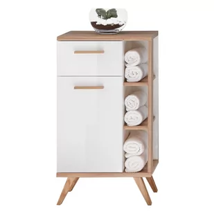 Biała niska szafka łazienkowa 51x90 cm Set 923 – Pelipal - Szafki łazienkowe - miniaturka - grafika 1