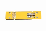 Zabawki interaktywne dla dzieci - Kolorowe drzwi z srebną zasuwką tablicy manipulacyjnej - miniaturka - grafika 1