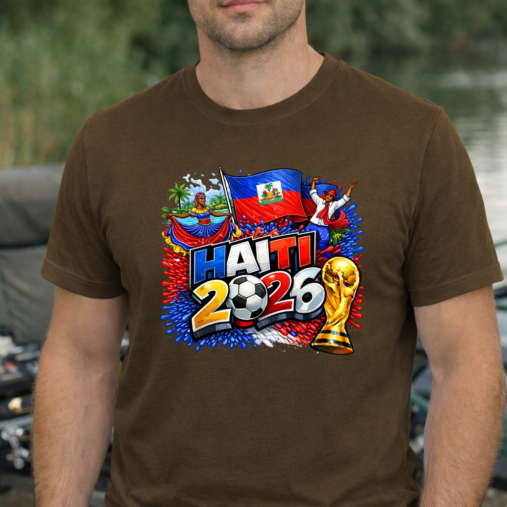 Koszulka WORLD CUP 2026 kolor brązowy rozmiar XS