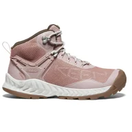 Buty trekkingowe damskie - Buty trekkingowe damskie Keen Nxis Evo Wp Mid wysokie wodoodporne różowe - miniaturka - grafika 1