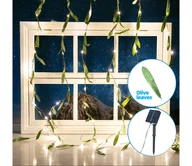 Lampy ogrodowe - Aigostar - LED Łańcuch solarny 70xLED/4x1m IP65 ciepła biel oliwkowy - miniaturka - grafika 1