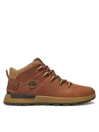 Botki męskie - Timberland Trzewiki TB0A6DQDEJD1 Brązowy - miniaturka - grafika 1