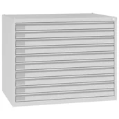 Szafy biurowe - Szafa na format A1 do rysunków i schematów SRM 201 W ST - miniaturka - grafika 1